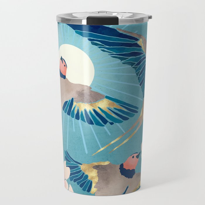 Swallows New Beginning Travel Mug Gallery Image 1