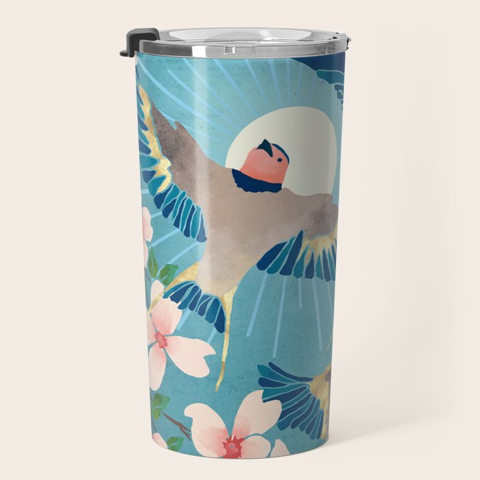 Swallows New Beginning Travel Mug Gallery Image 3