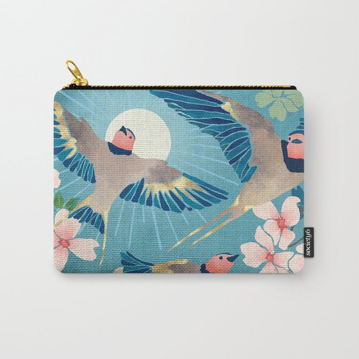 Swallows New Beginning Carry All Pouch Gallery Image 1