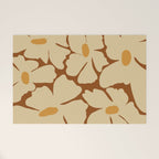 Retro fun floral  Welcome Mat Gallery Image 1