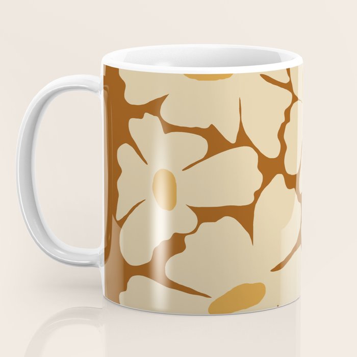 Retro fun floral  Coffee Mug Gallery Image 3