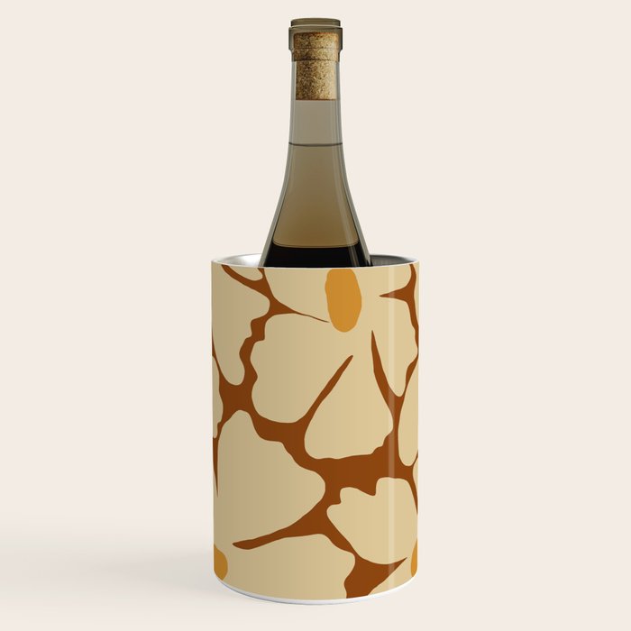 Retro fun floral  Wine Chiller Gallery Image 1
