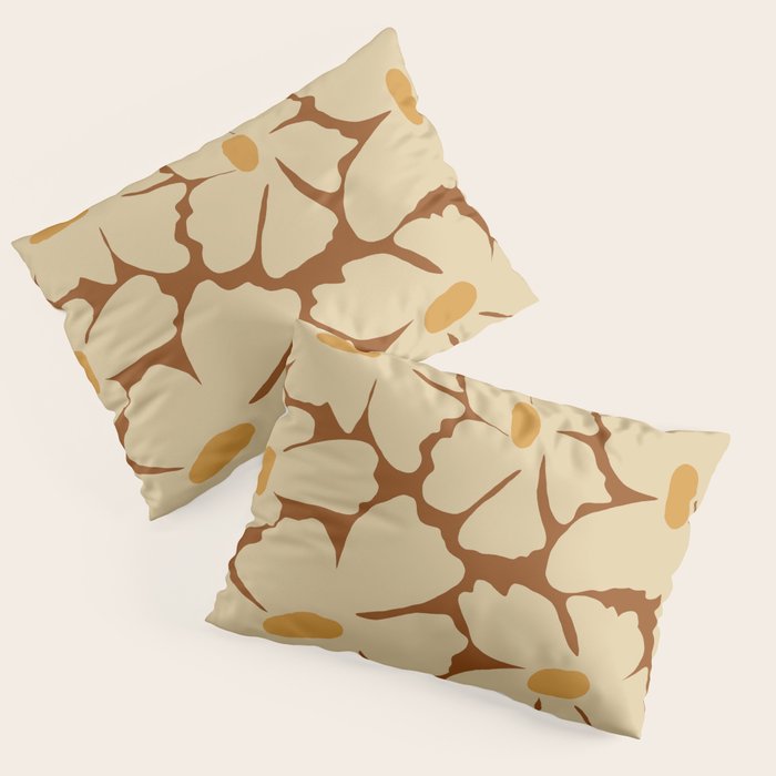 Retro fun floral  Pillow Sham Gallery Image 3