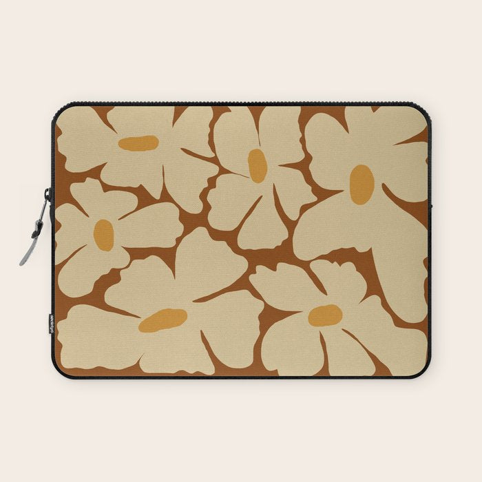 Retro fun floral  Laptop Sleeve Gallery Image 1