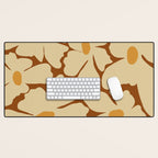 Retro fun floral  Desk Mat Gallery Image 1
