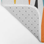 MidCentury Modern Art 10 Jester Cats Bath Mat Gallery Image 2