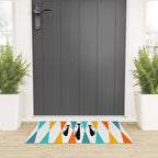 MidCentury Modern Art 10 Jester Cats Welcome Mat Gallery Image 3