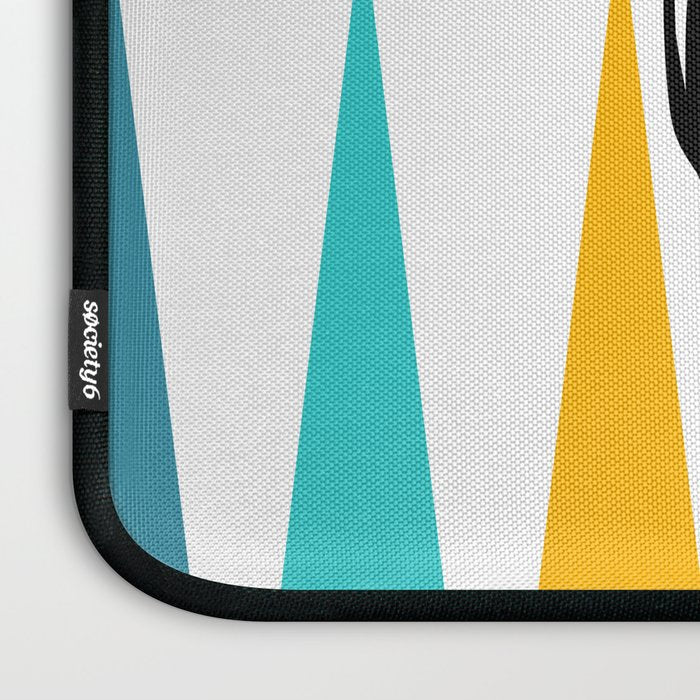 MidCentury Modern Art 10 Jester Cats Laptop Sleeve Gallery Image 3