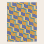 Cuboid Geometric Abstract Shapes Pattern XV Poster Gallery Image 4