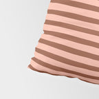 Bold Lines Maroon Pillow Sham Gallery Image 4