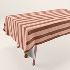 Bold Lines Maroon Tablecloth Gallery Image 1
