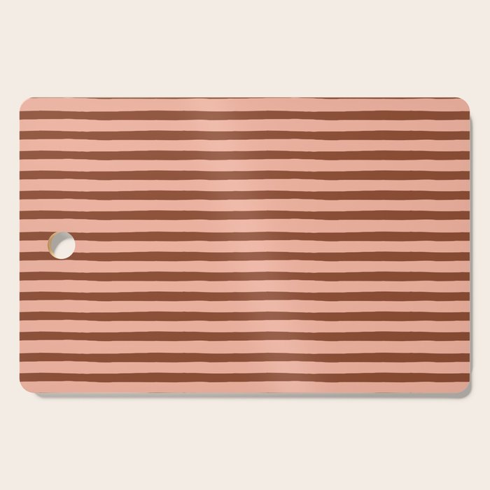 Bold Lines Maroon Cutting Board Gallery Image 1