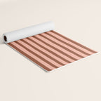 Bold Lines Maroon Yoga Mat Gallery Image 2