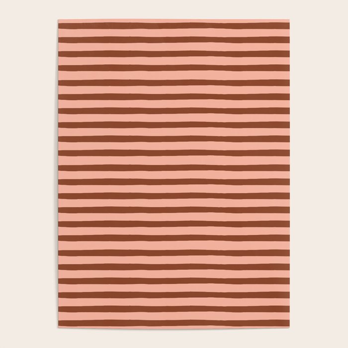 Bold Lines Maroon Poster Gallery Image 4