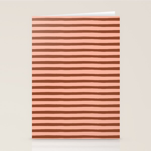 Bold Lines Maroon Stationery Card Gallery Image 1