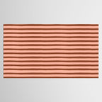 Bold Lines Maroon Tablecloth Gallery Image 2