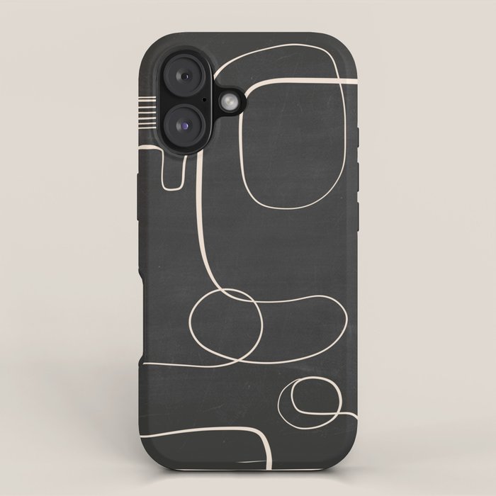 Abstract line art 48 iPhone Case Gallery Image 1