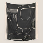 Abstract line art 48 Wall Tapestry Gallery Image 4