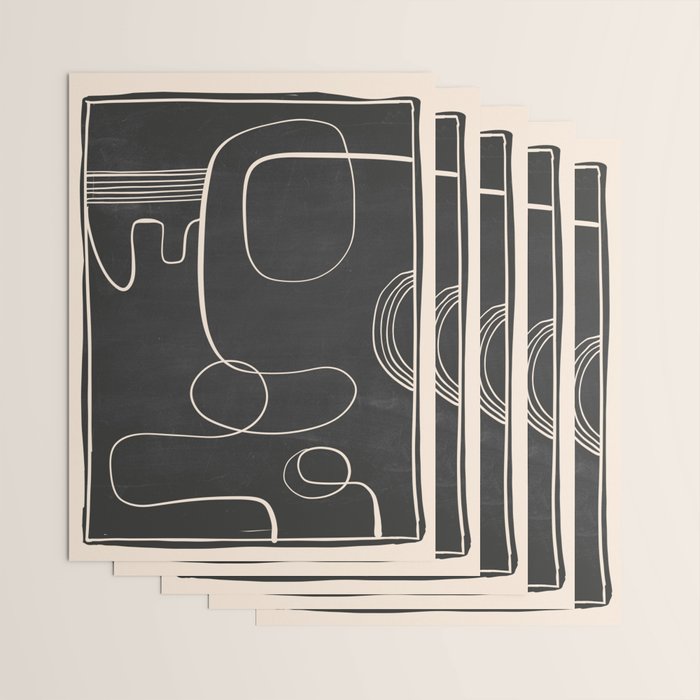 Abstract line art 48 Wrapping Paper Gallery Image 3