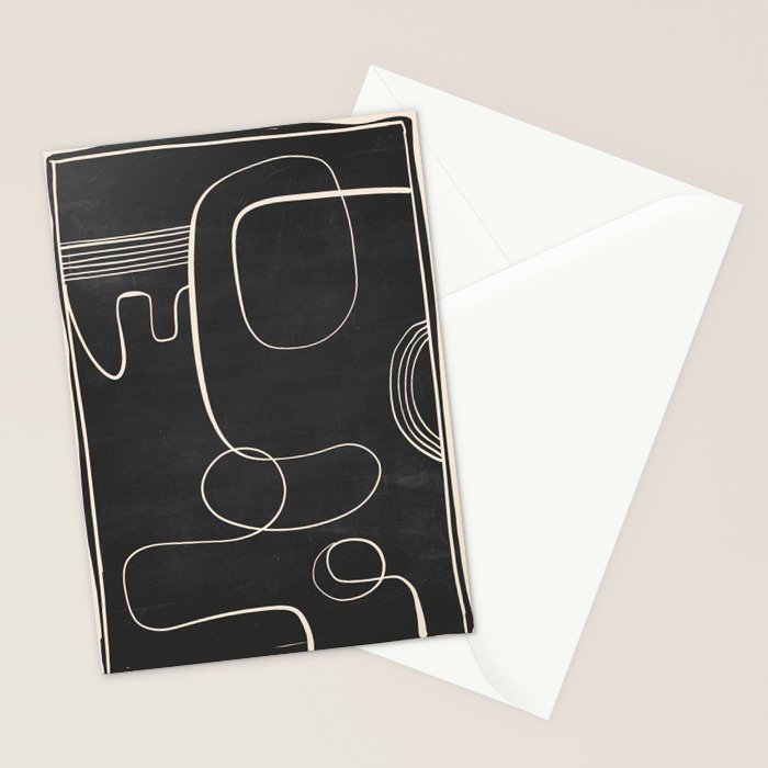 Abstract line art 48 Stationery Card Gallery Image 2
