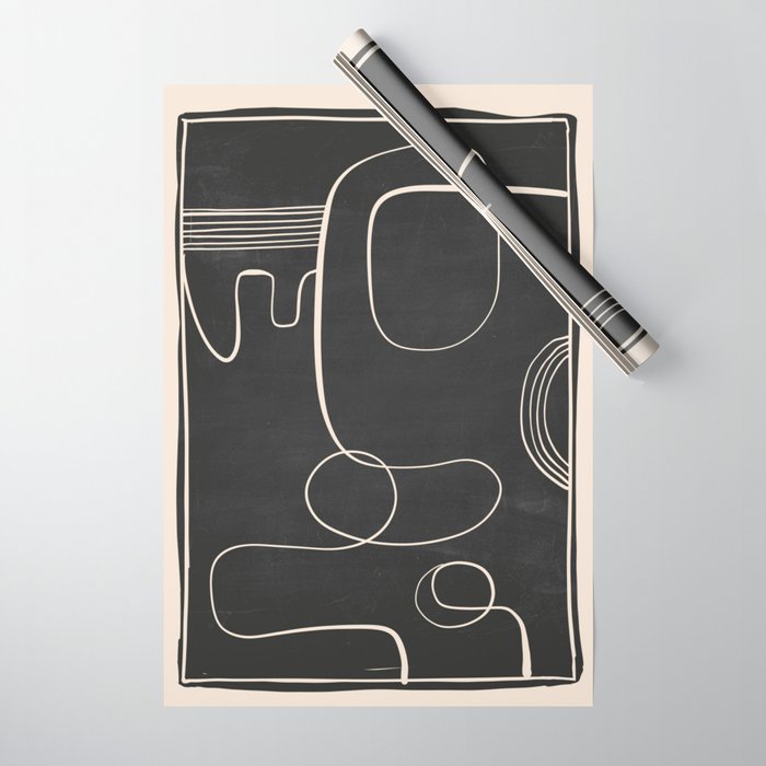 Abstract line art 48 Wrapping Paper Gallery Image 1