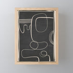 Abstract line art 48 Mini Art Print Gallery Image 1