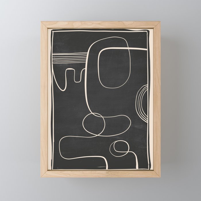 Abstract line art 48 Mini Art Print Gallery Image 1