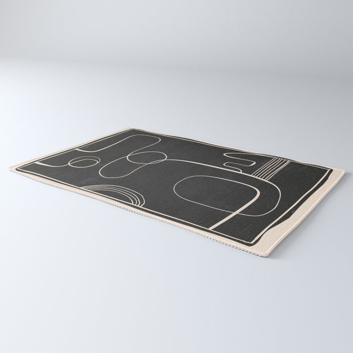 Abstract line art 48 Rug Gallery Image 3