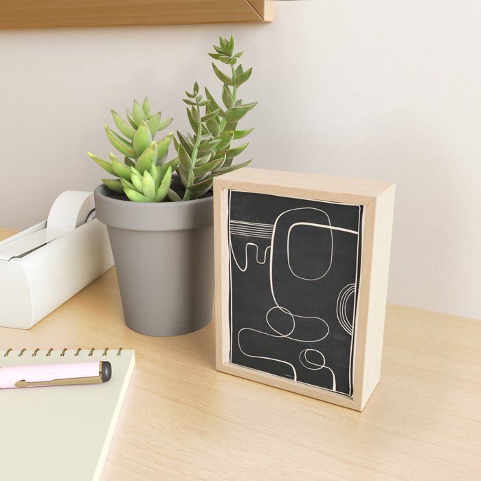 Abstract line art 48 Mini Art Print Gallery Image 2