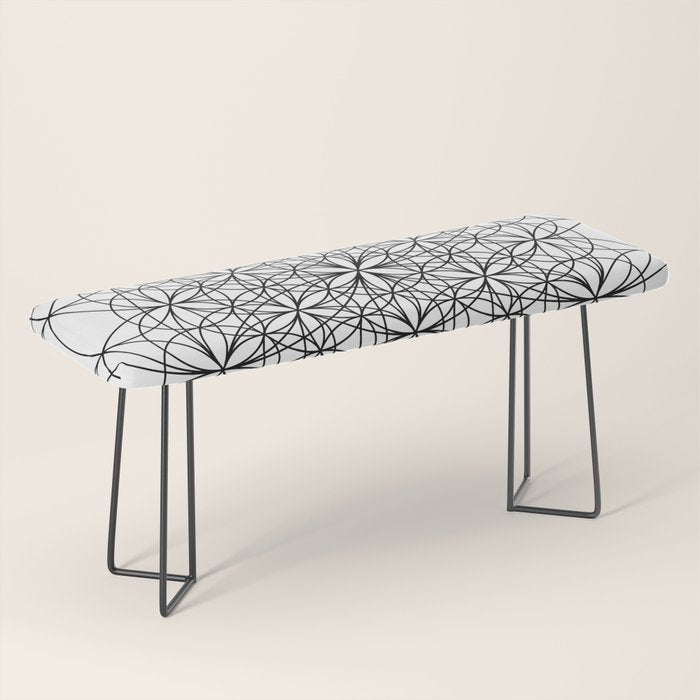 Flower of life sacred geometry Bench Gallery Image 1