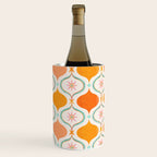 Orange Mid Century Tile Pattern Wine Chiller Gallery Image 2