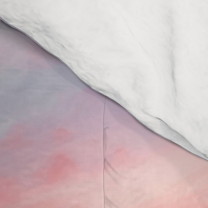 Pink Cotton Candy Ocean Sunset Comforter Gallery Image 4