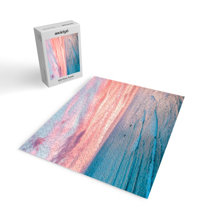 Pink Cotton Candy Ocean Sunset Jigsaw Puzzle Gallery Image 2