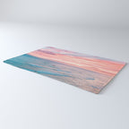 Pink Cotton Candy Ocean Sunset Rug Gallery Image 3