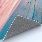 Pink Cotton Candy Ocean Sunset Rug Gallery Image 4