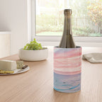 Pink Cotton Candy Ocean Sunset Wine Chiller Gallery Image 4