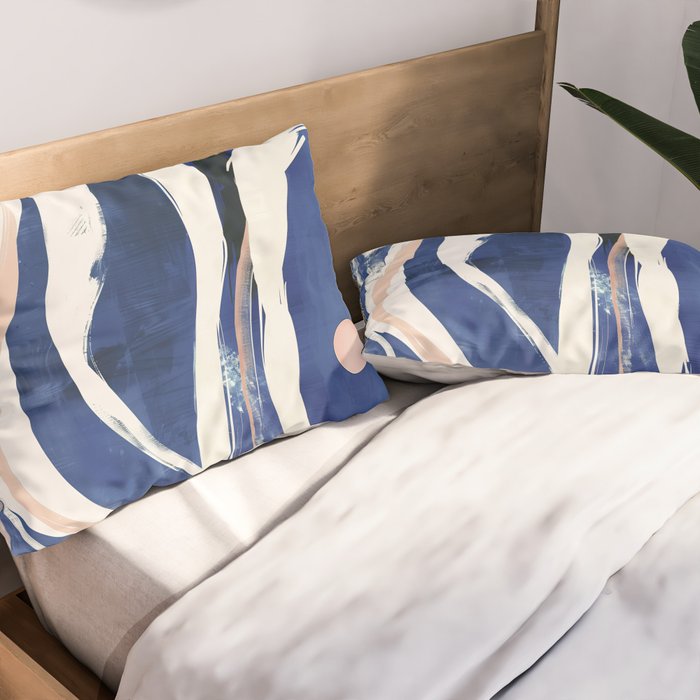 Blue as a Memory Pillow Sham Gallery Image 2