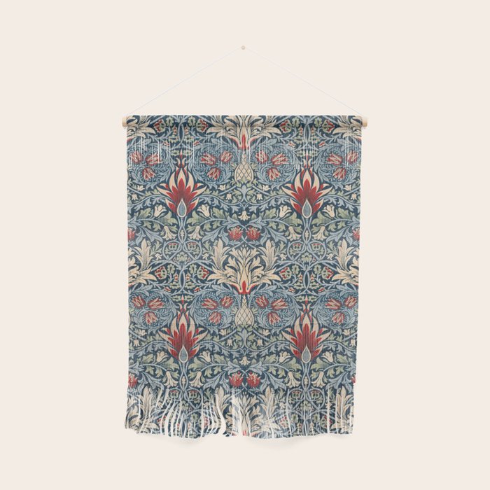 Snakeshead William Morris Textile Pattern Wall Hanging Gallery Image 1