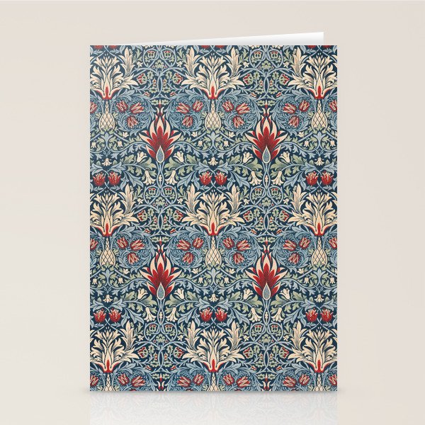 Snakeshead William Morris Textile Pattern Stationery Card Gallery Image 2