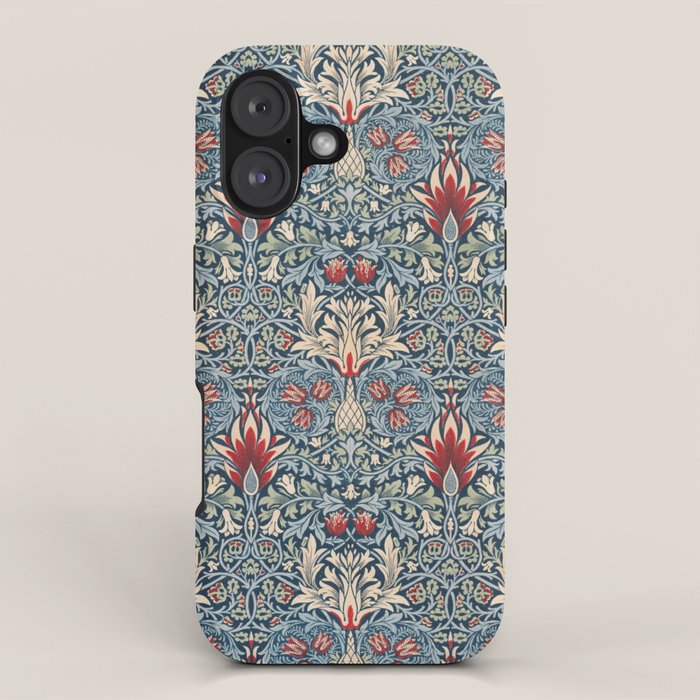 Snakeshead William Morris Textile Pattern iPhone Case Gallery Image 1