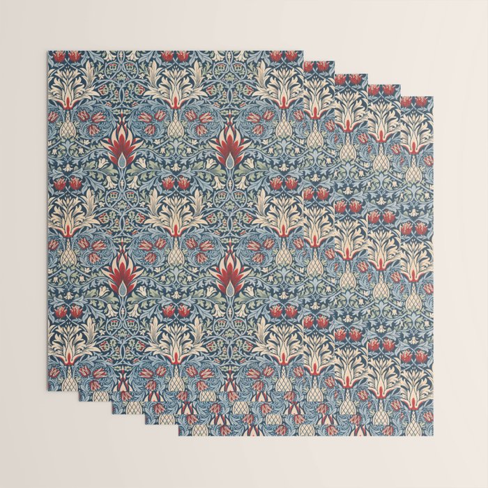 Snakeshead William Morris Textile Pattern Wrapping Paper Gallery Image 3