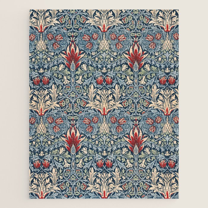 Snakeshead William Morris Textile Pattern Jigsaw Puzzle Gallery Image 1