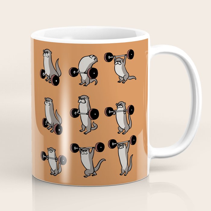 Olympic Lifting Otter Coffee Mug Gallery Image 1