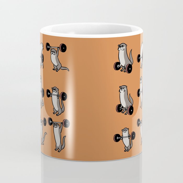 Olympic Lifting Otter Coffee Mug Gallery Image 4
