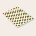 Christmas Polka Dot Pattern Notebook Gallery Image 3