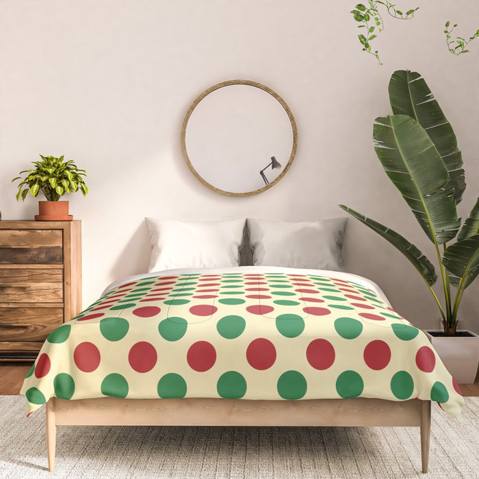 Christmas Polka Dot Pattern Comforter Gallery Image 3
