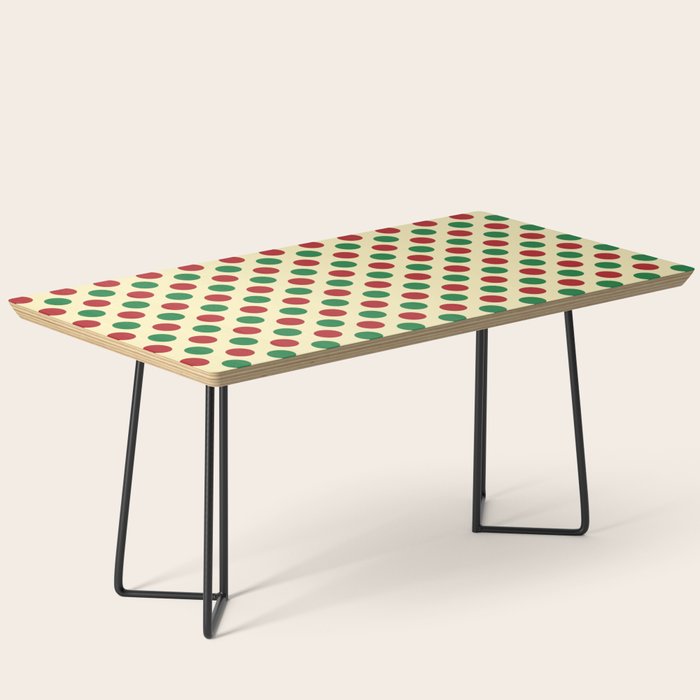 Christmas Polka Dot Pattern Coffee Table Gallery Image 1