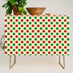 Christmas Polka Dot Pattern Credenza Gallery Image 1