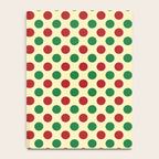 Christmas Polka Dot Pattern Notebook Gallery Image 4