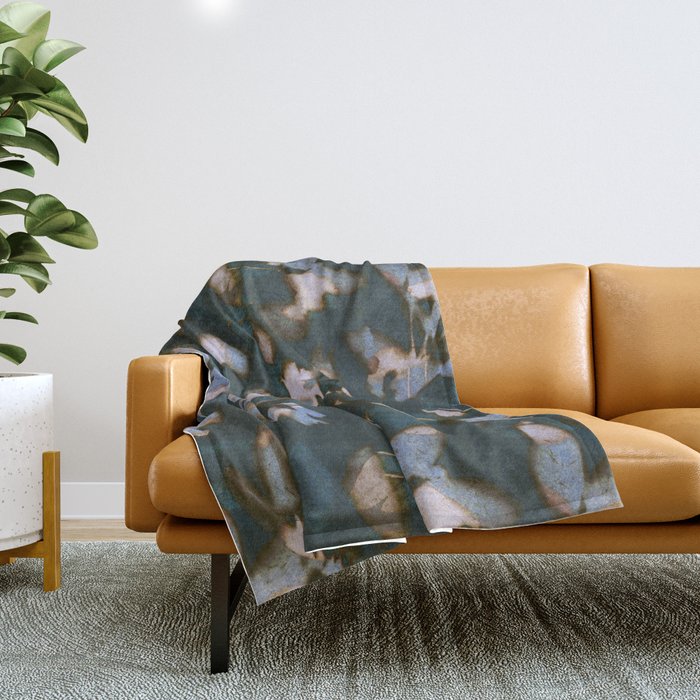 Botanical Shadows #3 Throw Blanket Gallery Image 1